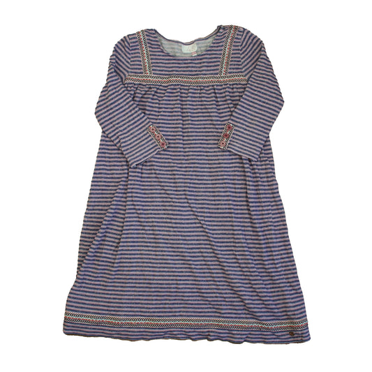 Matilda Jane Girls Purple Stripe Dress Size: 12 Years