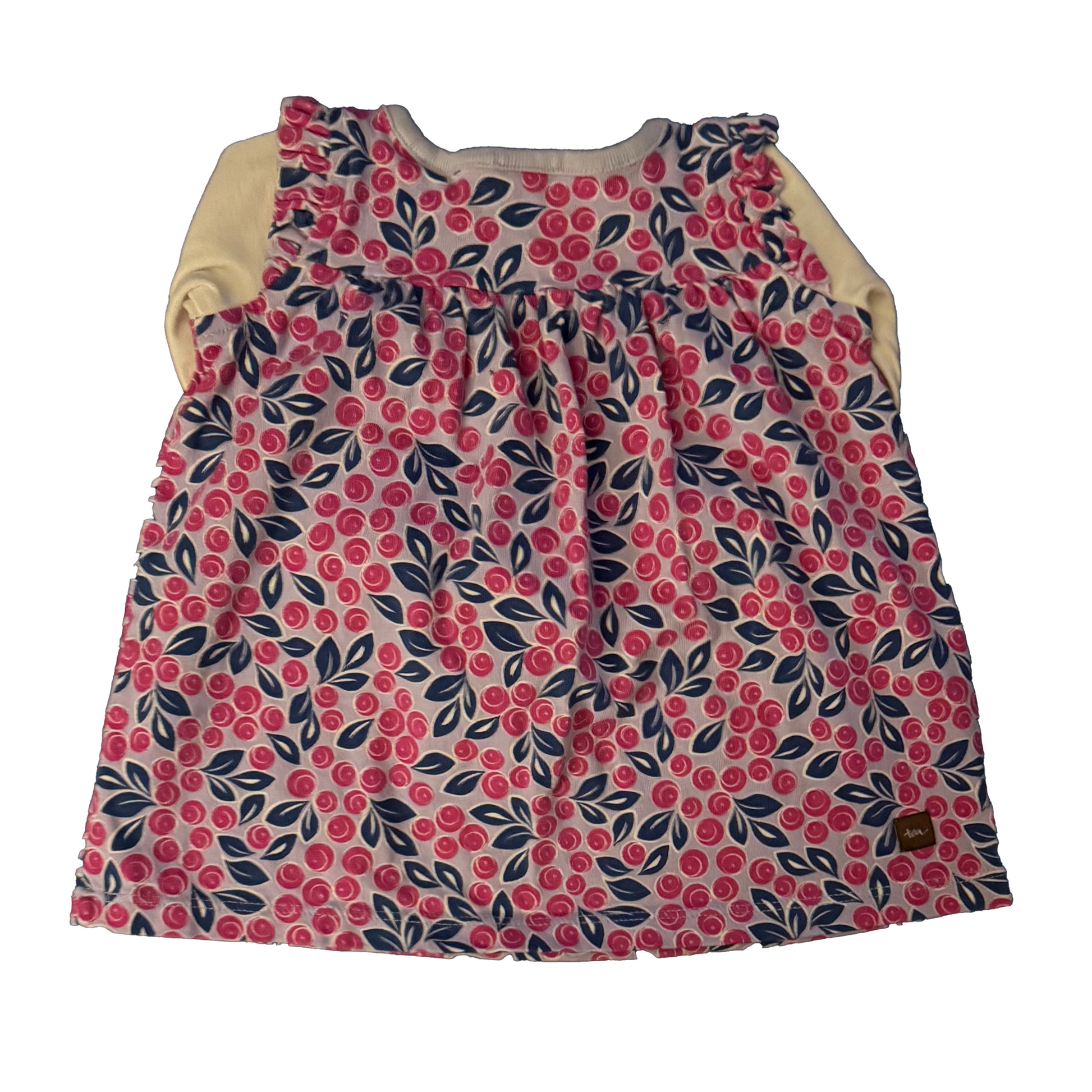 Tea Collection Girls Purple | Teal Dress Size: 3-6 Months Purple | Teal
