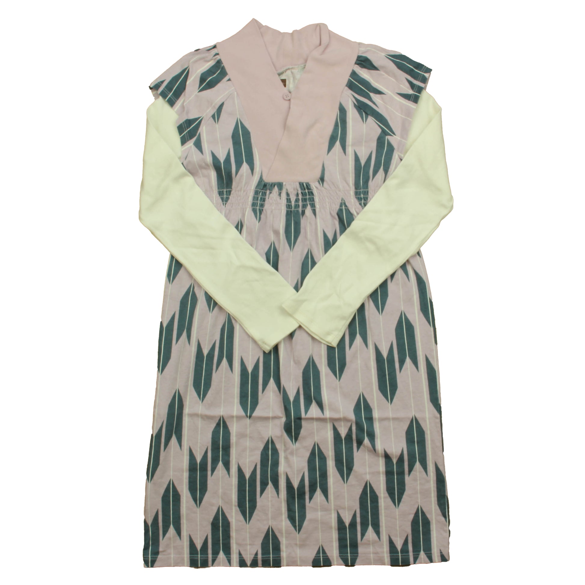 Tea Girls Purple | Teal Dress Size: 12 Years Purple | Teal