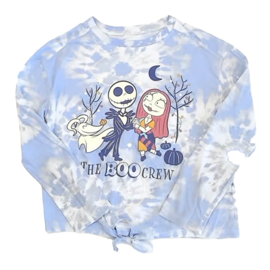 The Nightmare Before Christmas Girls Purple Tie Dye Long Sleeve T-Shirt Size: 12 Years Purple Tie Dye