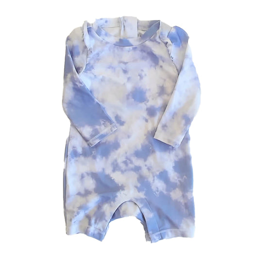 Gap Girls Purple Tie Dye 1-piece Swimsuit Size: 6-12 Months Purple Tie Dye