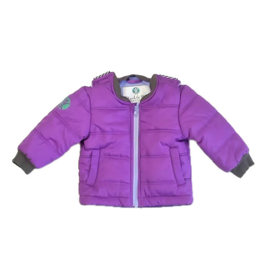 Buckle Me Girls Purple Toast Jacket Size: 12 Months Purple Toast