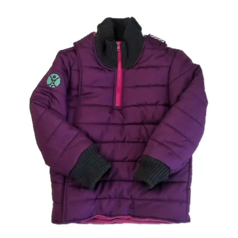 Buckle Me Girls Purple Toasty Jacket Size: 5T Purple Toasty
