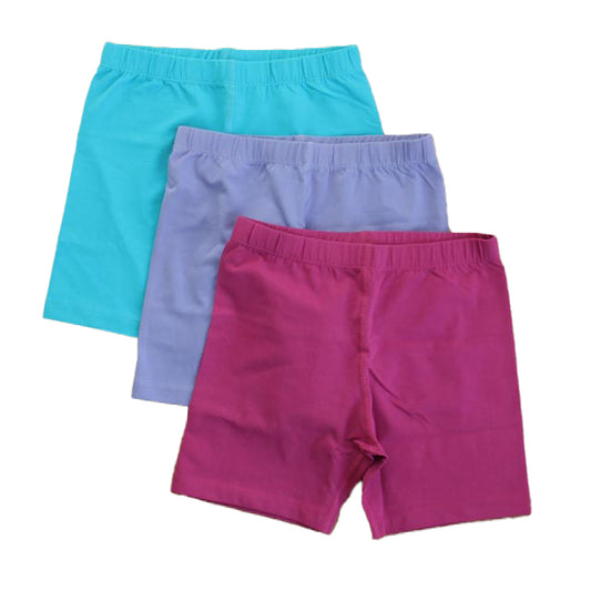 Mightly Girls Purple | Turquoise | Magenta Shorts Size: 10 Years