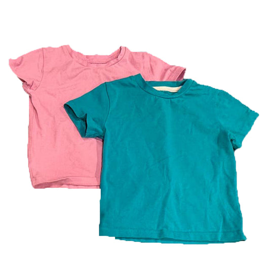 June & January Girls Purple | Turquoise T-Shirt Size: 12-18 Months