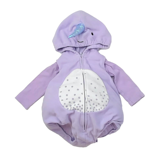 Carter's Girls Purple Unicorn Costume Size: 3-6 Months Purple Unicorn