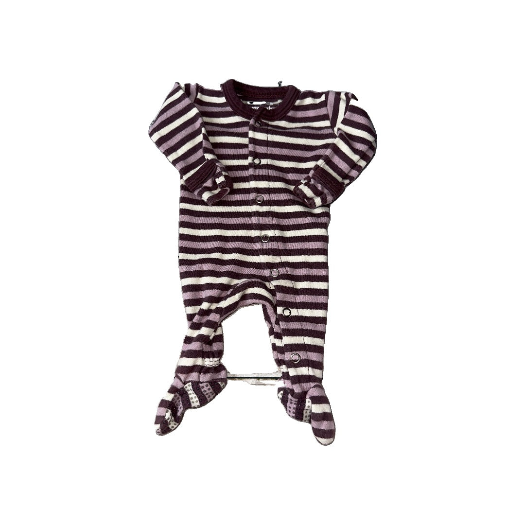 L‚Äôoved Baby Girls purple | White | Lavender | Retro Pajamas Size: Newborn purple | White | Lavender | Retro