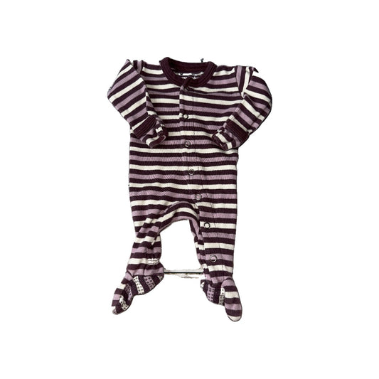 L‚Äôoved Baby Girls purple | White | Lavender | Retro Pajamas Size: Newborn purple | White | Lavender | Retro