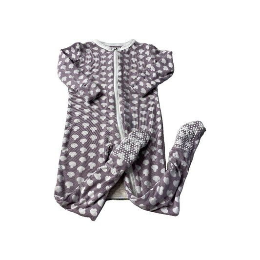 KicKee Pants Girls purple | White | Mushrooms Pajamas Size: 12-18 months purple | White | Mushrooms