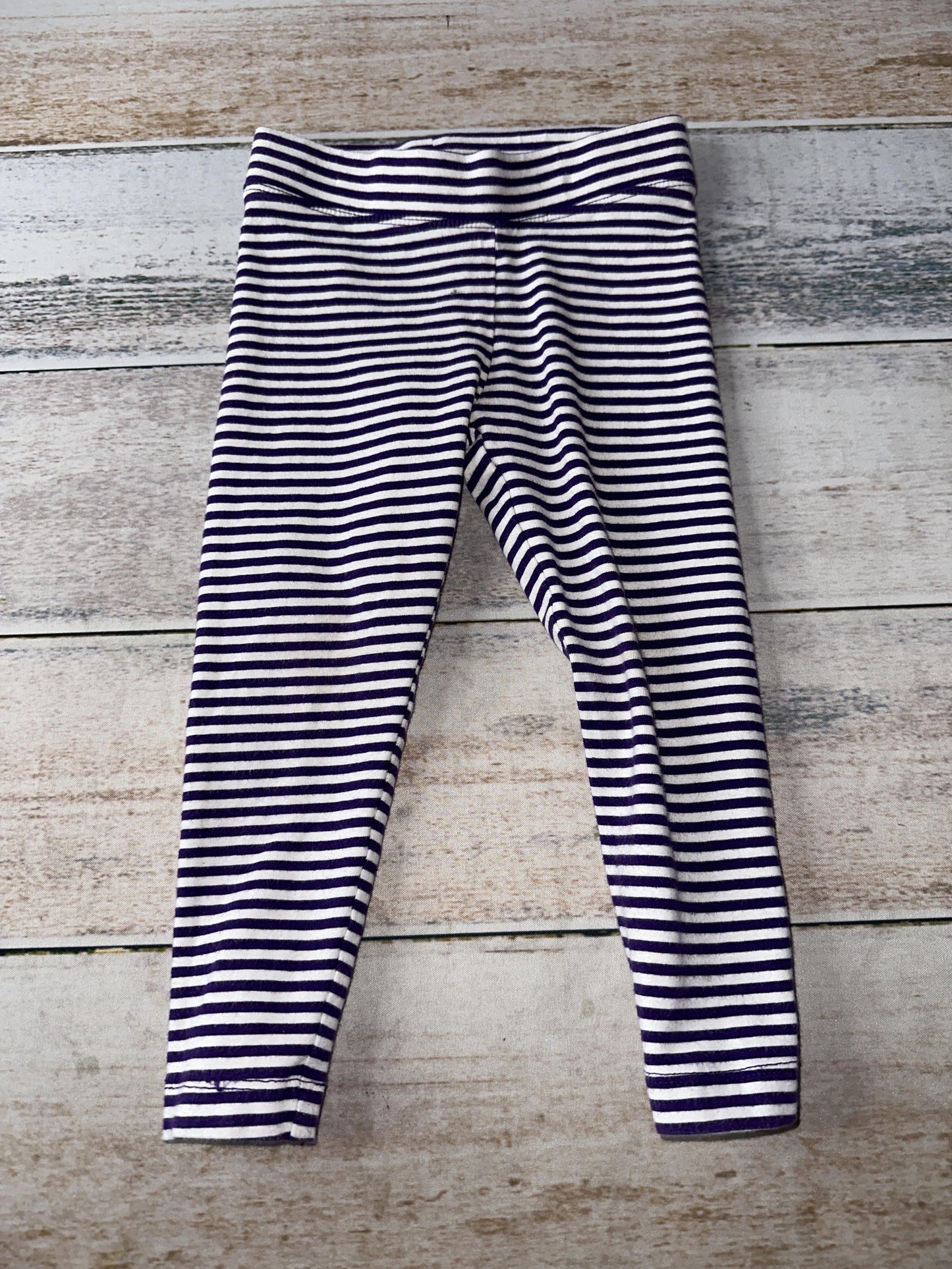 Primary Unisex purple | White | Stripe Pants Size: 2T purple | White | Stripe