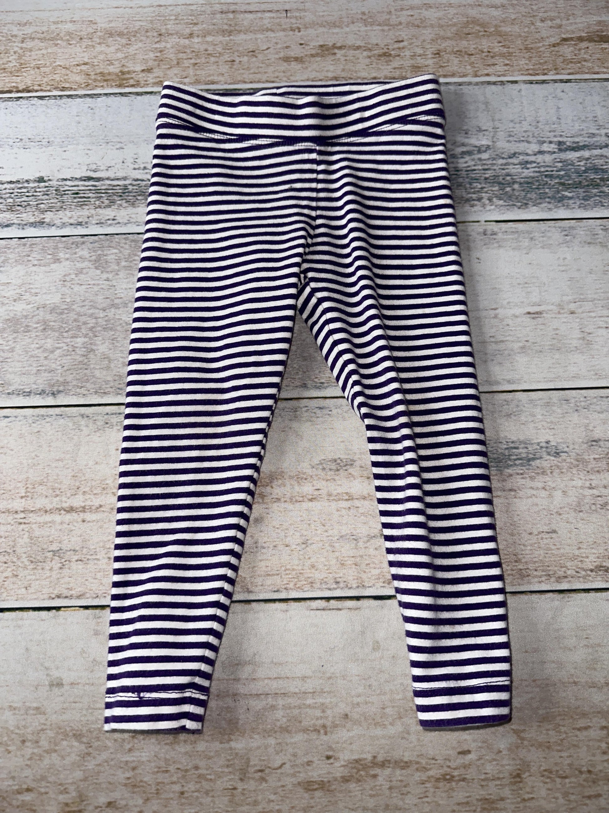 Primary Unisex purple | White | Stripe Pants Size: 2T purple | White | Stripe