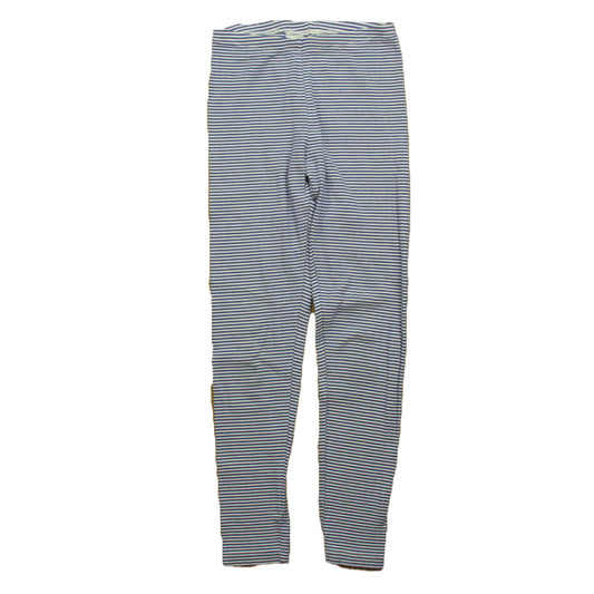 Tea Girls Purple | White Stripe Leggings Size: 7 Years Purple | White Stripe