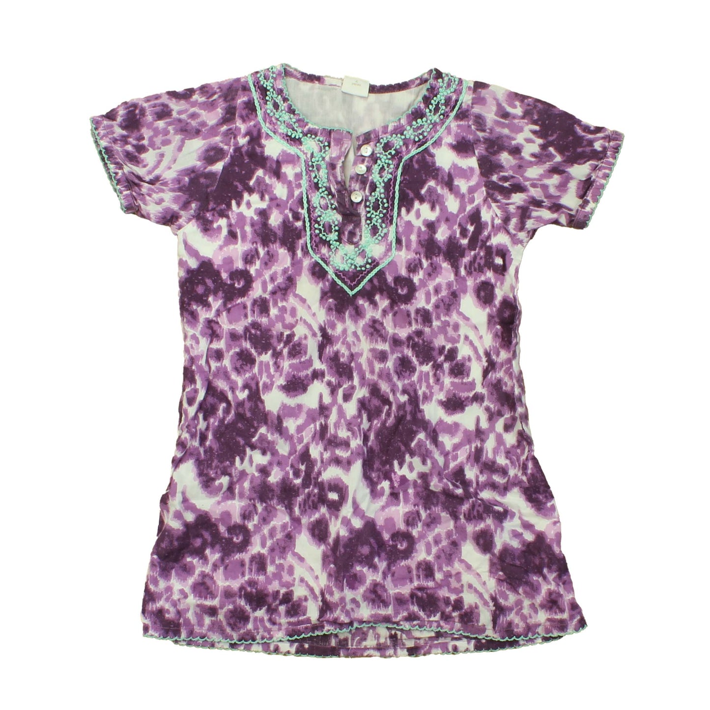 Egg Girls Purple | White Cover-up Size: 4T Purple | White