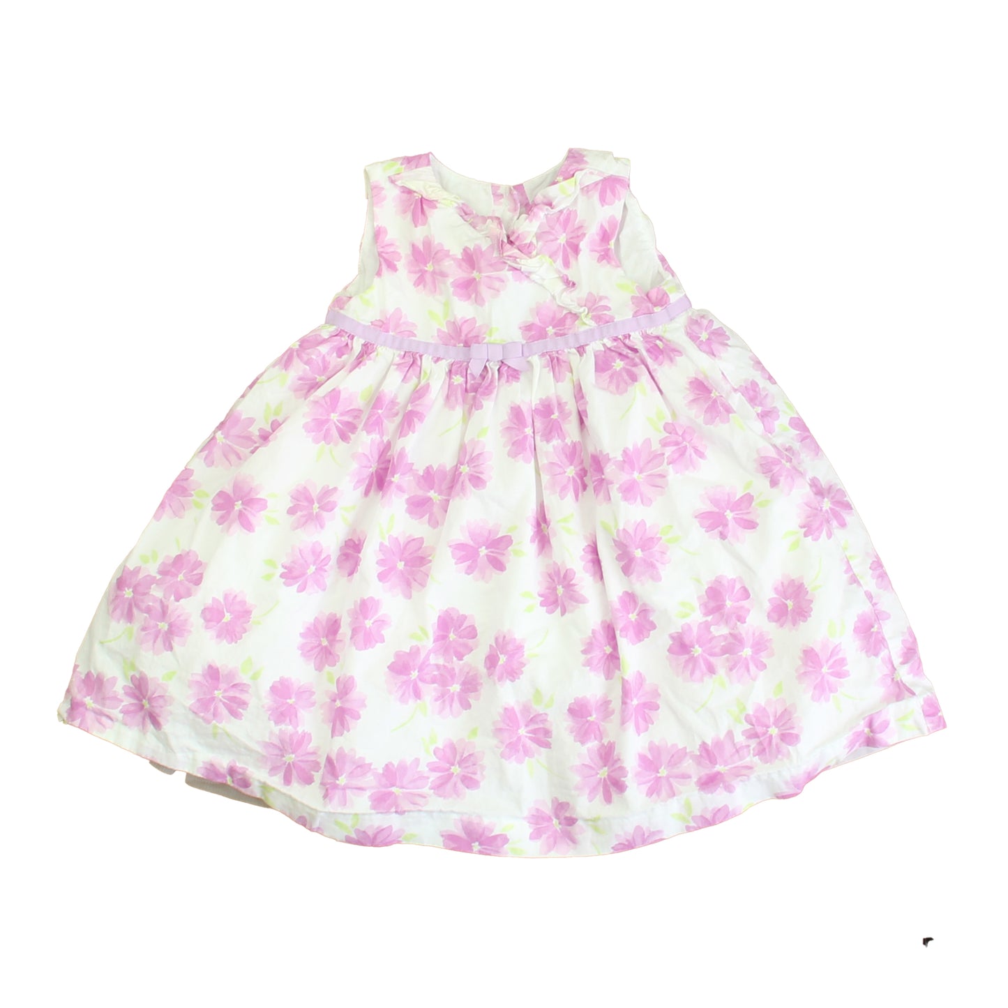 Gymboree Girls Purple | White Dress Size: 12-18 Months Purple | White