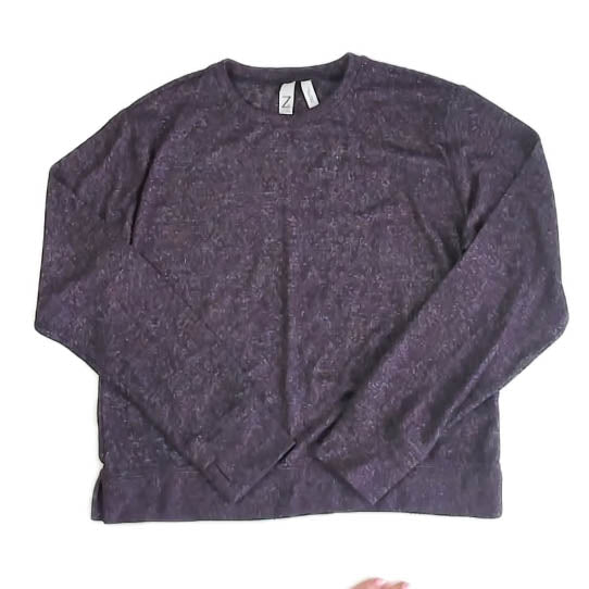 Z By Zella Girls Purple Long Sleeve Shirt Size: 10-12 Years Purple