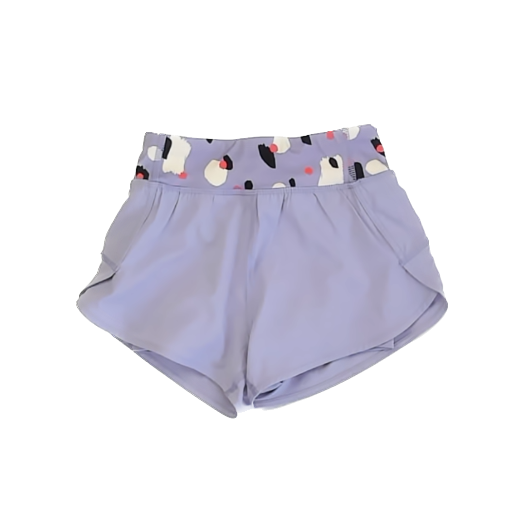 Hanna Andersson Girls Purple Athletic Shorts Size: 4T Purple