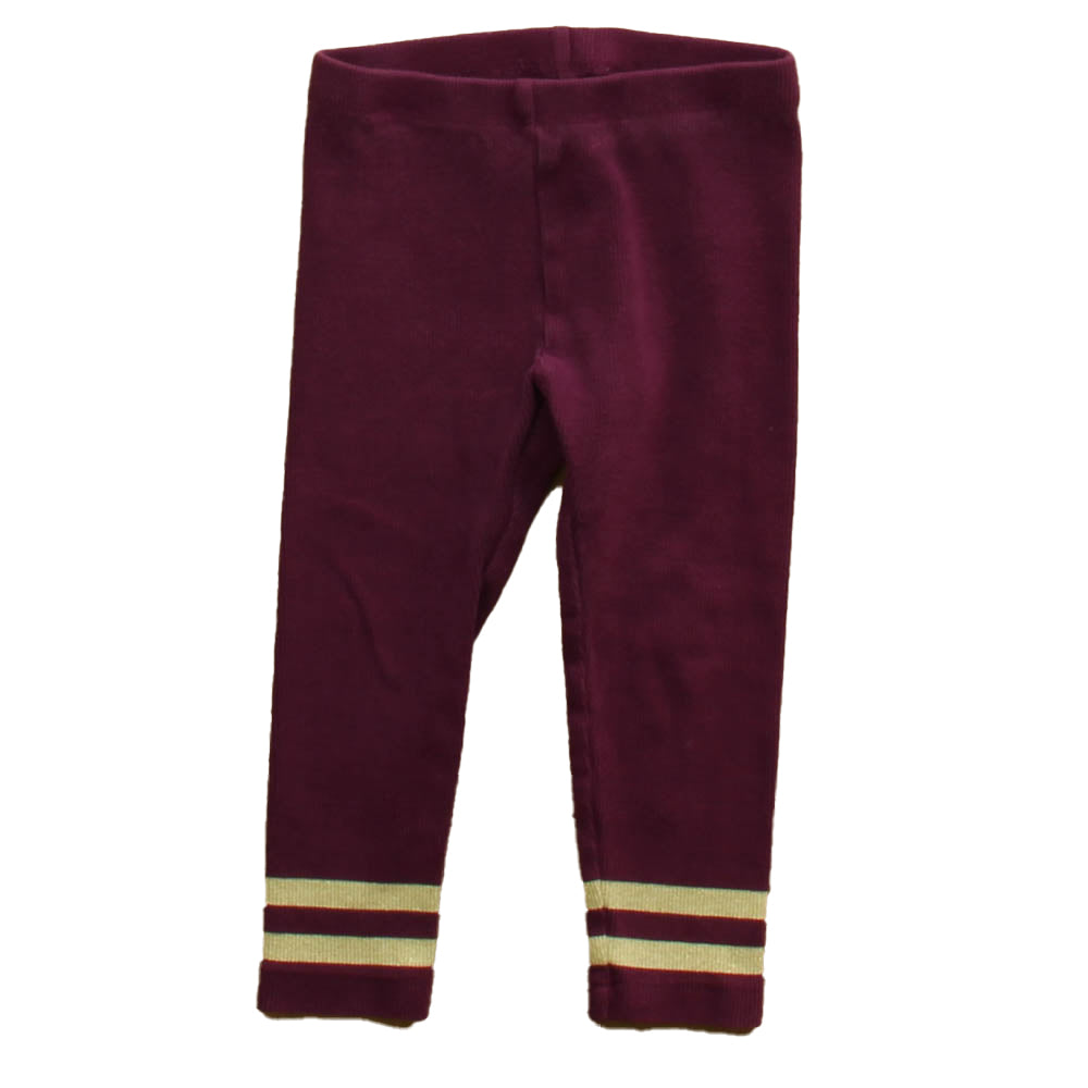 Tea Girls Purple Leggings Size: 18-24 Months Purple
