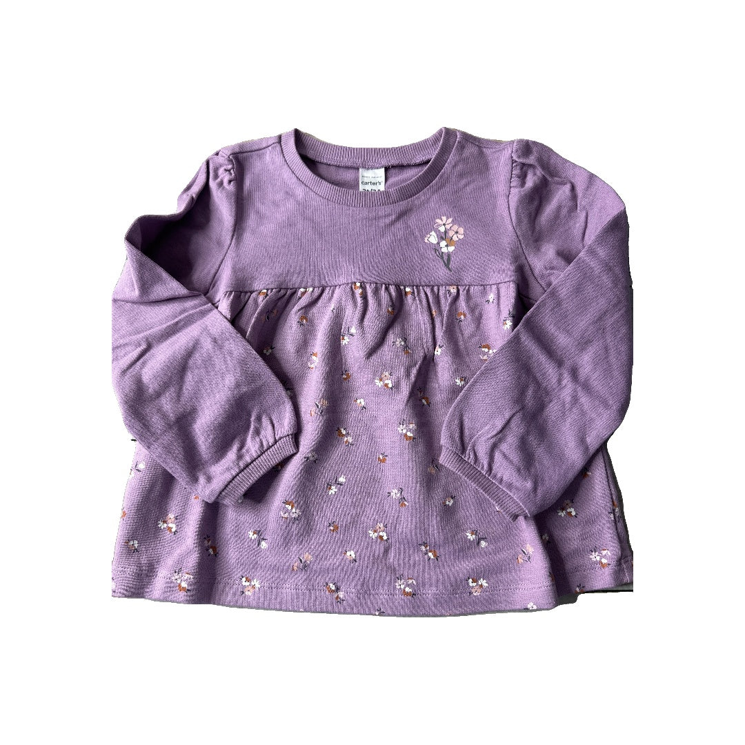 Carters Unisex purple Long Sleeve T-Shirt Size: 3T purple