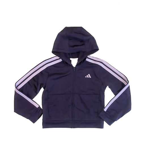 Adidas Girls Purple Athletic Top Size: 6 Years Purple
