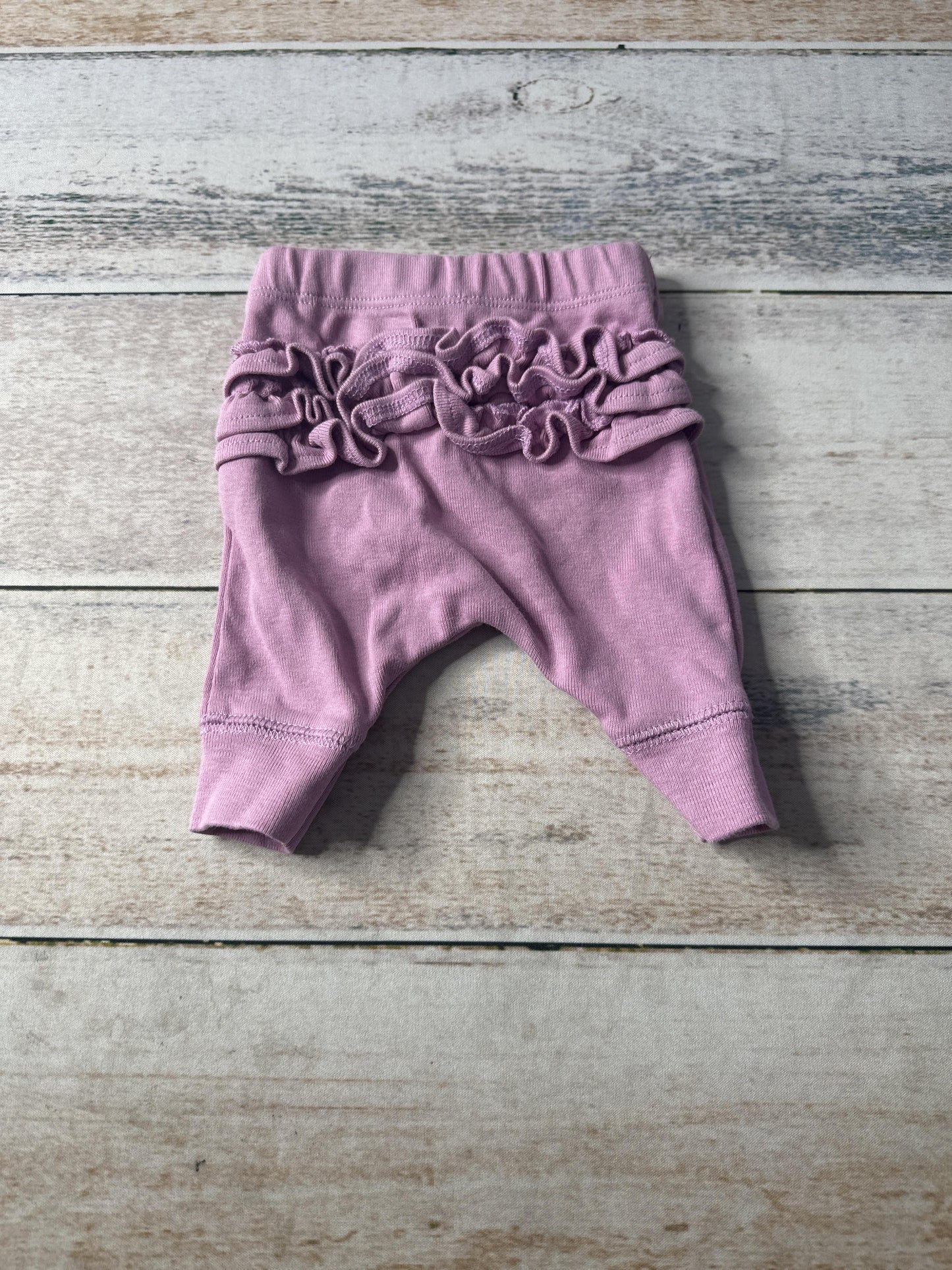 Oliver & Rain Girls purple Pants Size: Newborn purple