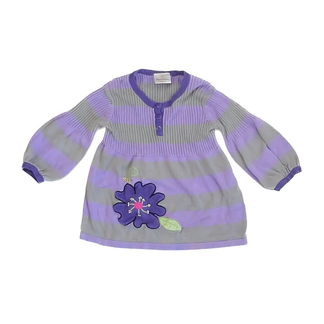 Hanna Andersson Girls Purple Sweater Size: 5T Purple