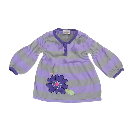 Hanna Andersson Girls Purple Sweater Size: 5T Purple