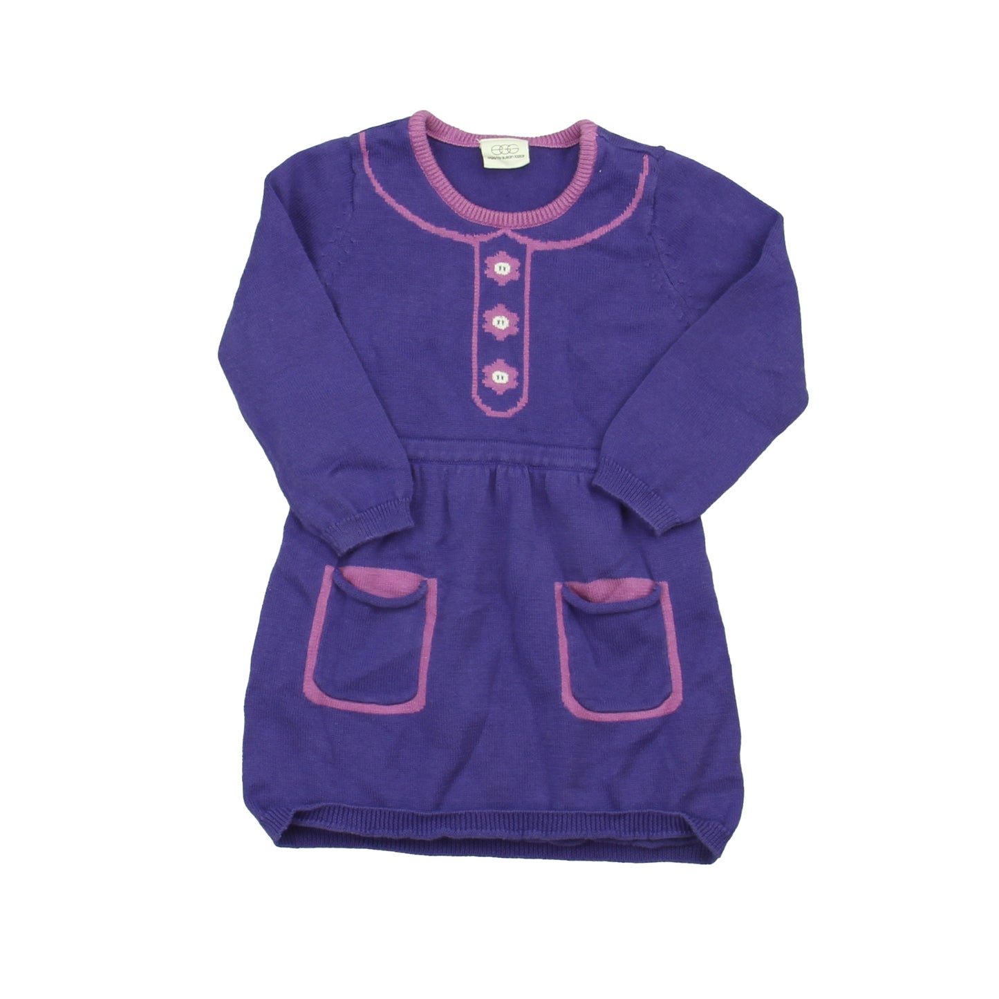 Egg Girls Purple Sweater Dress Size: 6 Months Purple
