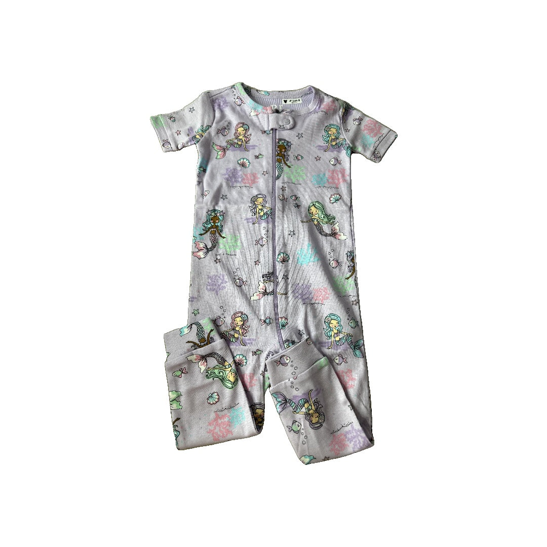 PJ Place Unisex purple Button Down Short Sleeve Size: 12-18 months purple