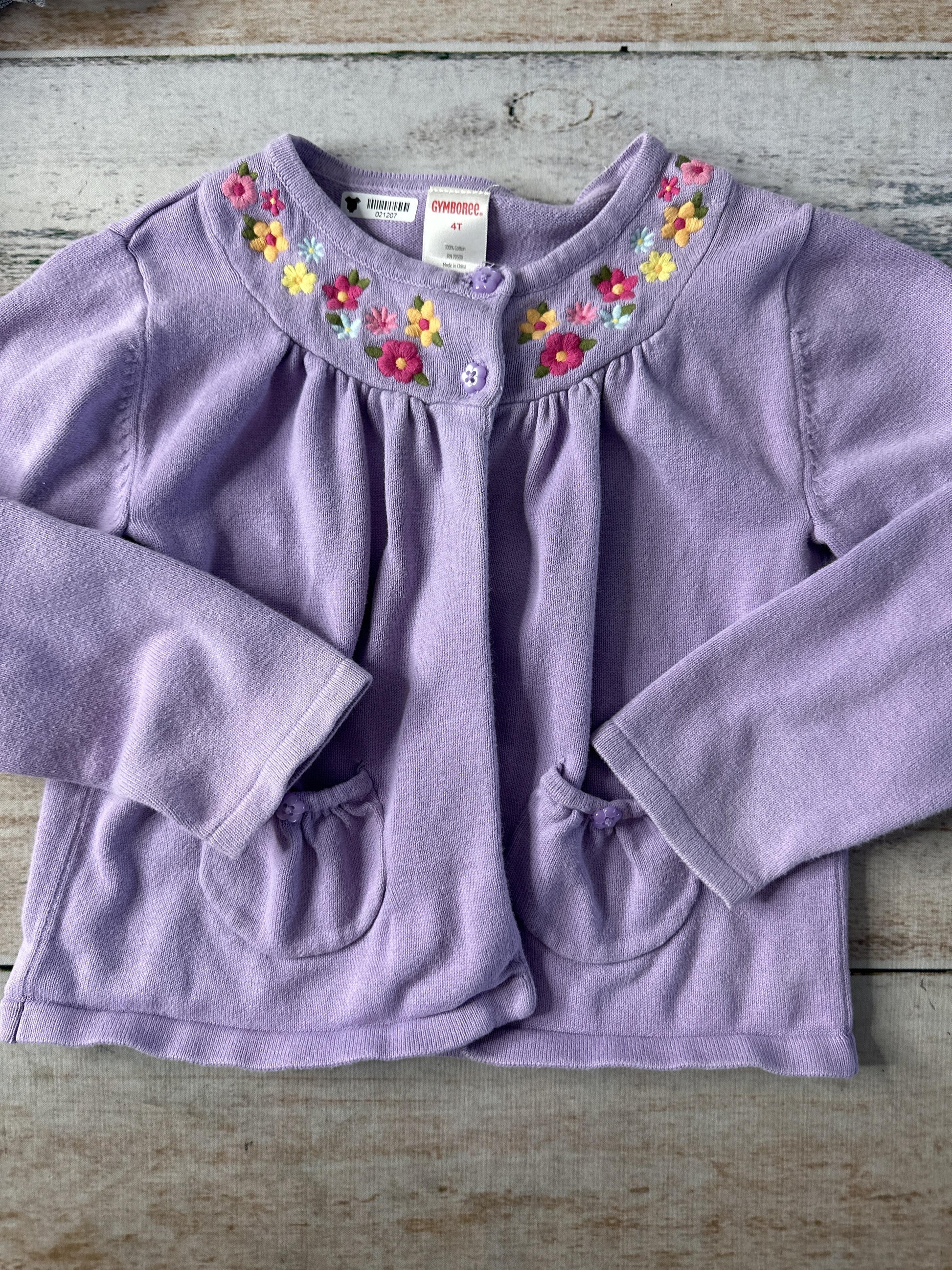 Gymboree Girls purple Sweater Size: 4T purple