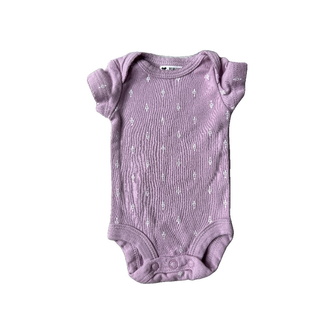 Carters Unisex purple Onesie Size: Preemie purple