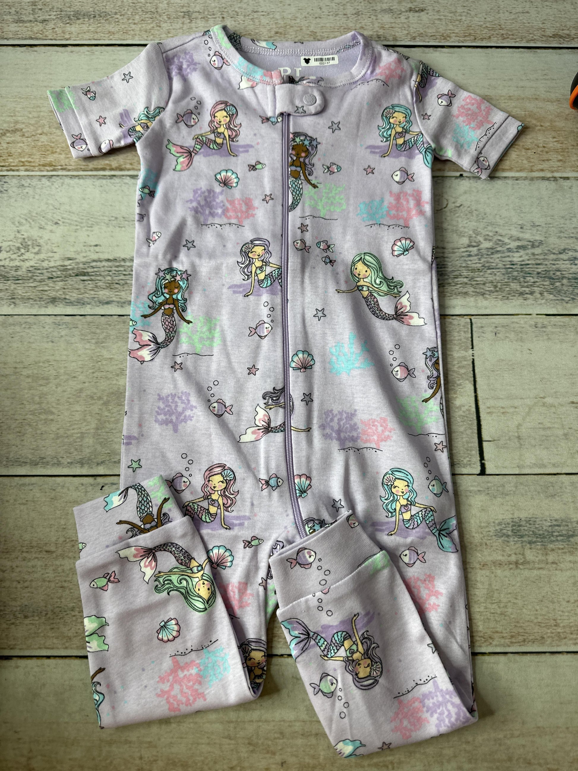 PJ Place Unisex purple Button Down Short Sleeve Size: 12-18 months purple