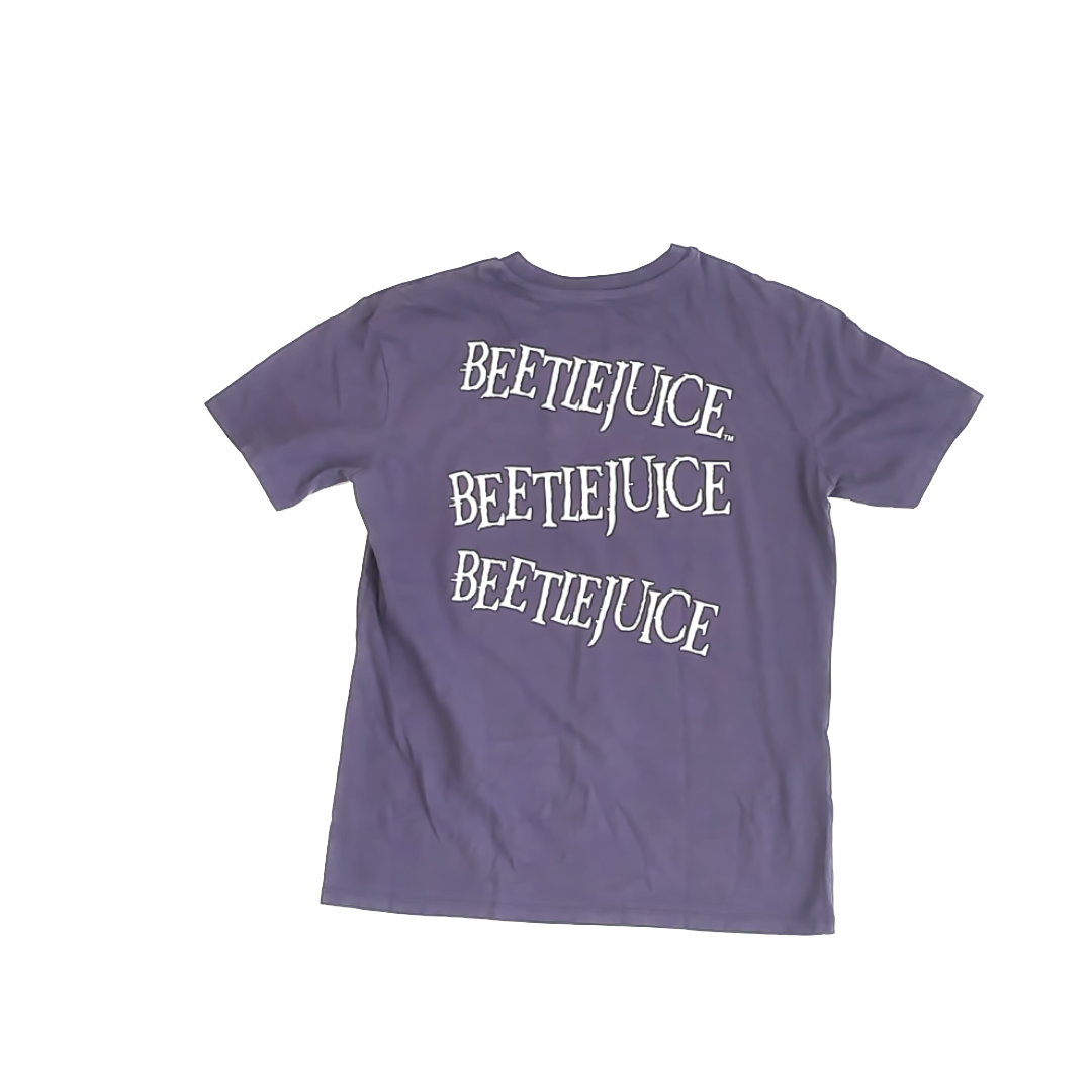 Beetlejuice Girls Purple T-Shirt Size: Youth XL Purple