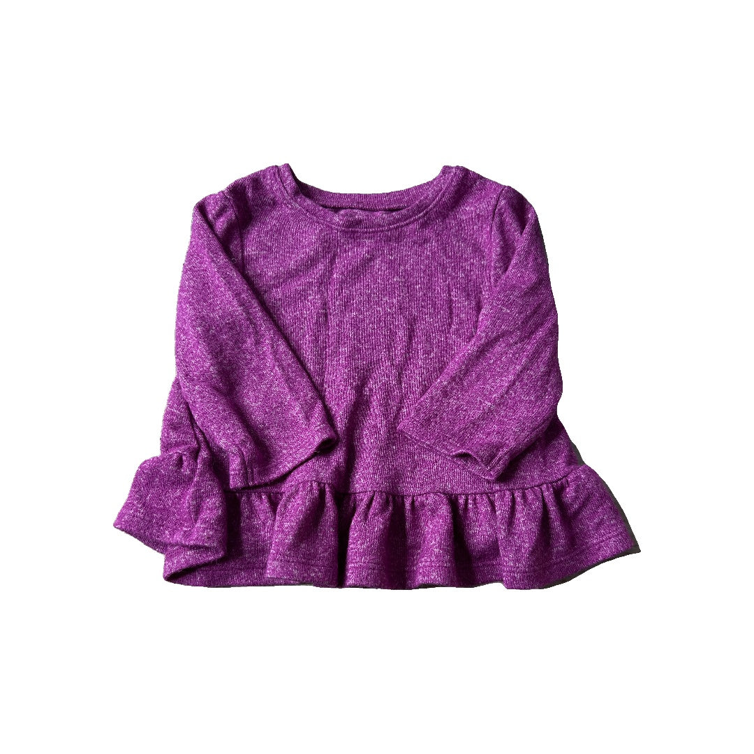 Jumping Beans Girls purple Long Sleeve T-Shirt Size: 6 months purple