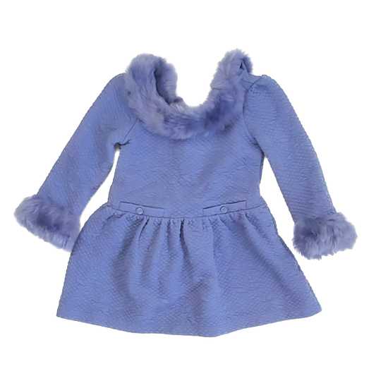 Janie and Jack Girls Purple Dress Size: 18-24 Months Purple