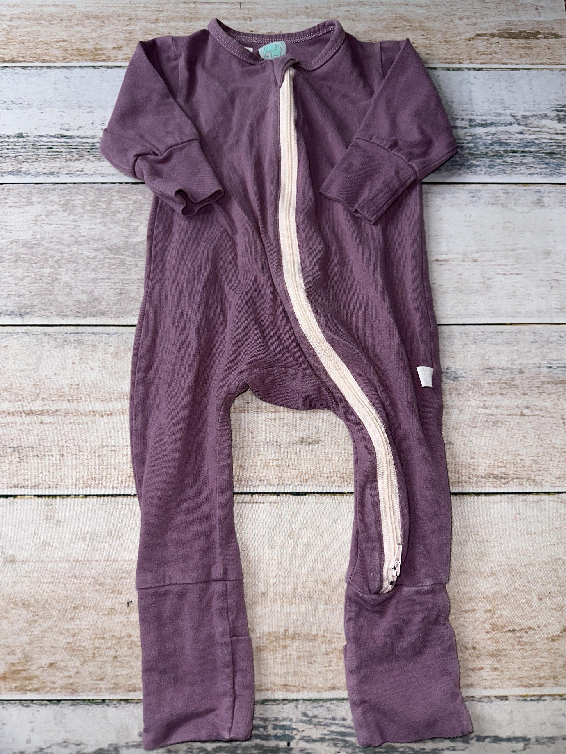 Elephant Moon Girls purple Pajamas Size: 3-6 months purple