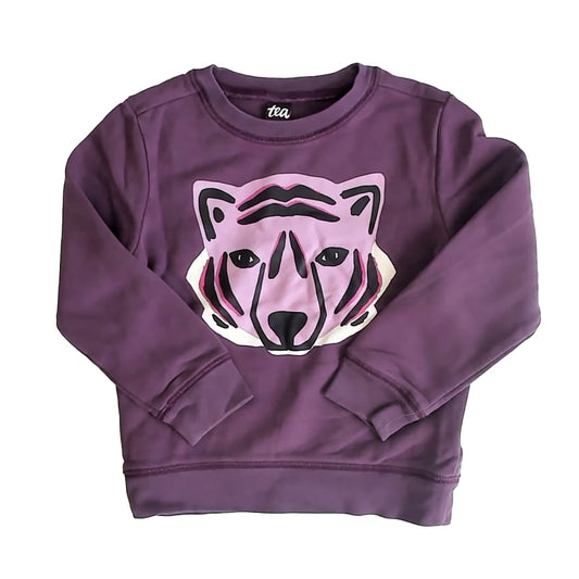 Tea Collection Girls Purple Sweatshirt Size: 4T Purple