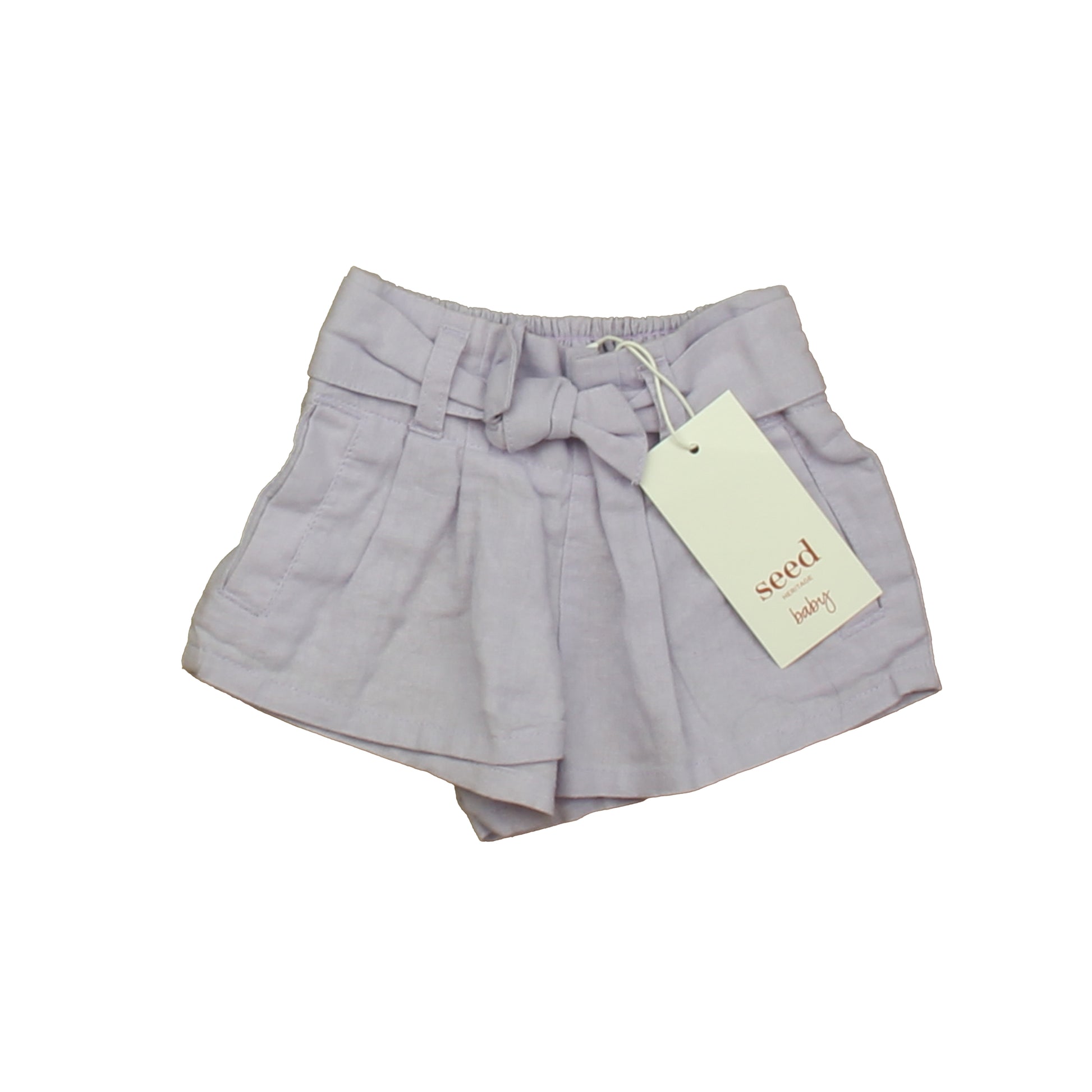 Seed Girls Purple Shorts Size: 0-3 Months Purple