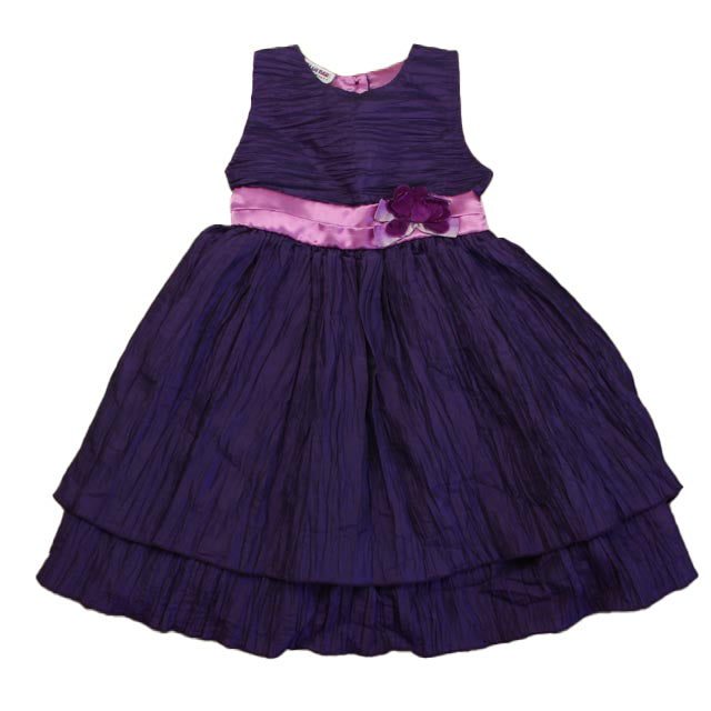 BlueBeri Boulevard Girls Purple Special Occasion Dress Size: 5T