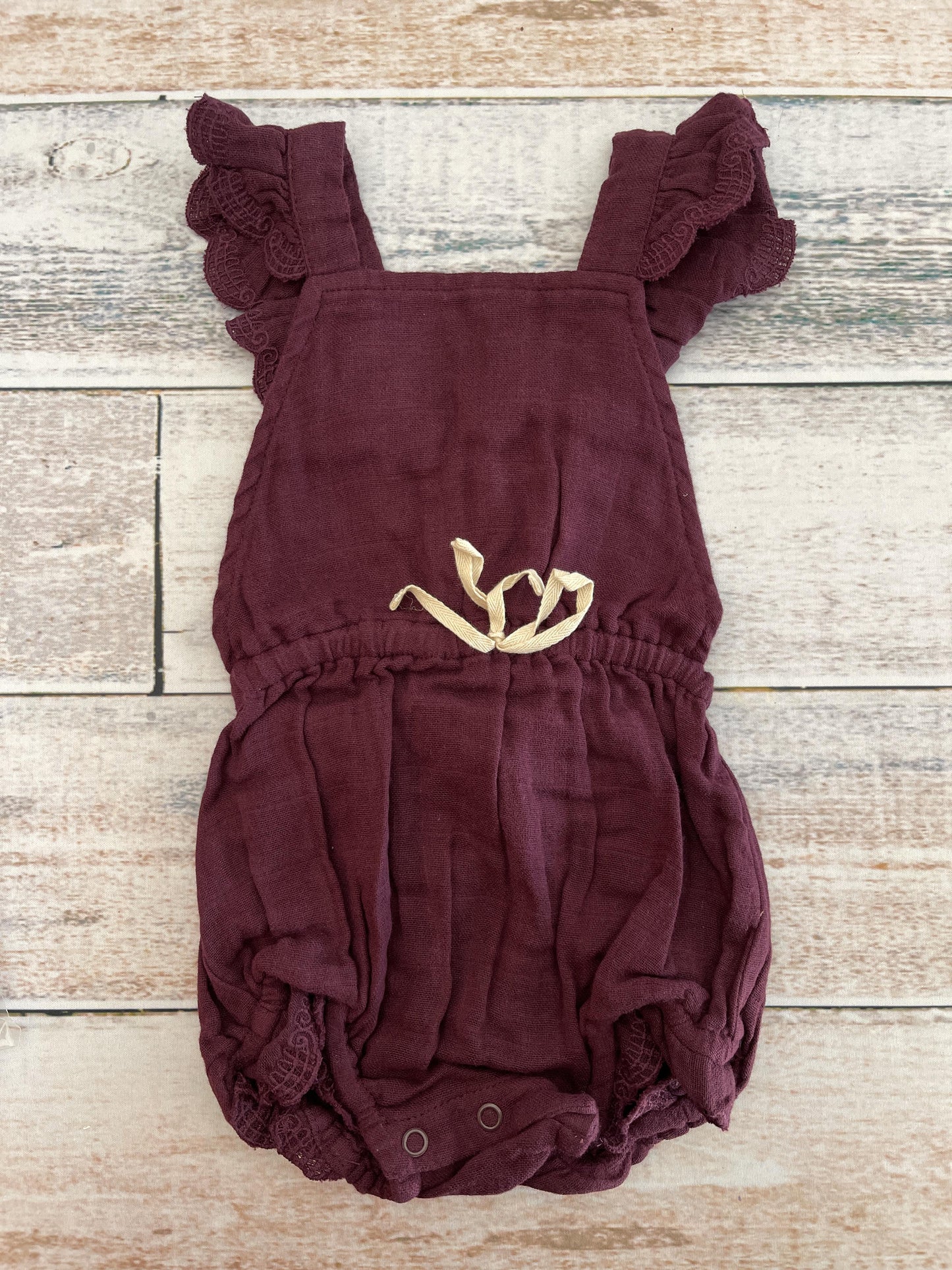 Jamie Kay Girls purple Romper Size: 12 months purple