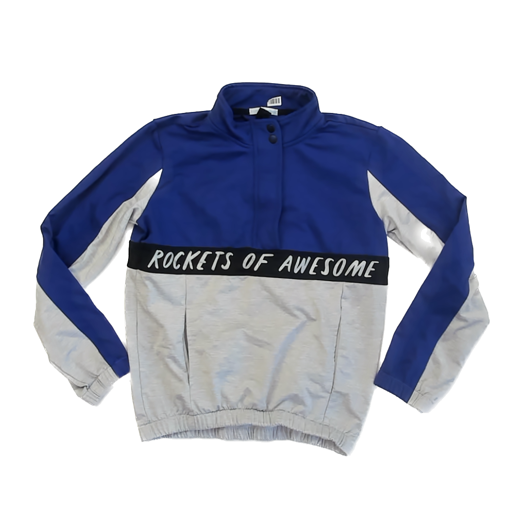 Rockets Of Awesome Boys Purple Jacket Size: 12 Years Purple