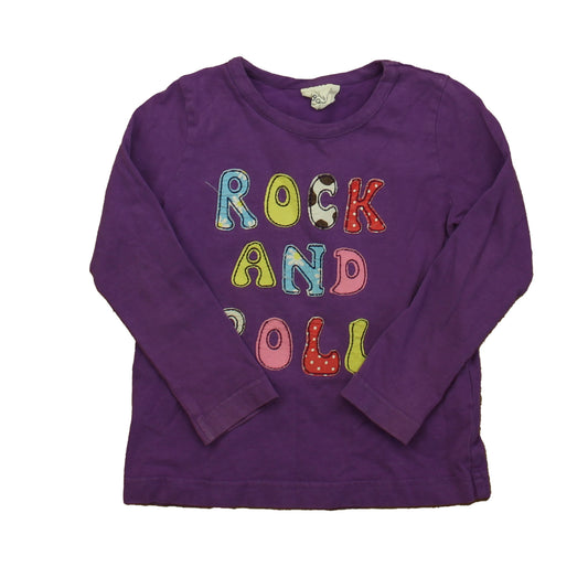 Boden Girls Purple Long Sleeve T-Shirt Size: 2-3T