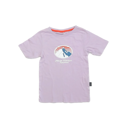 Macpac Girls Purple T-Shirt Size: 6 Years Purple
