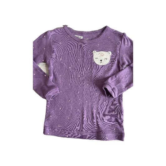 Carters Girls purple Pajamas Size: 12 months purple