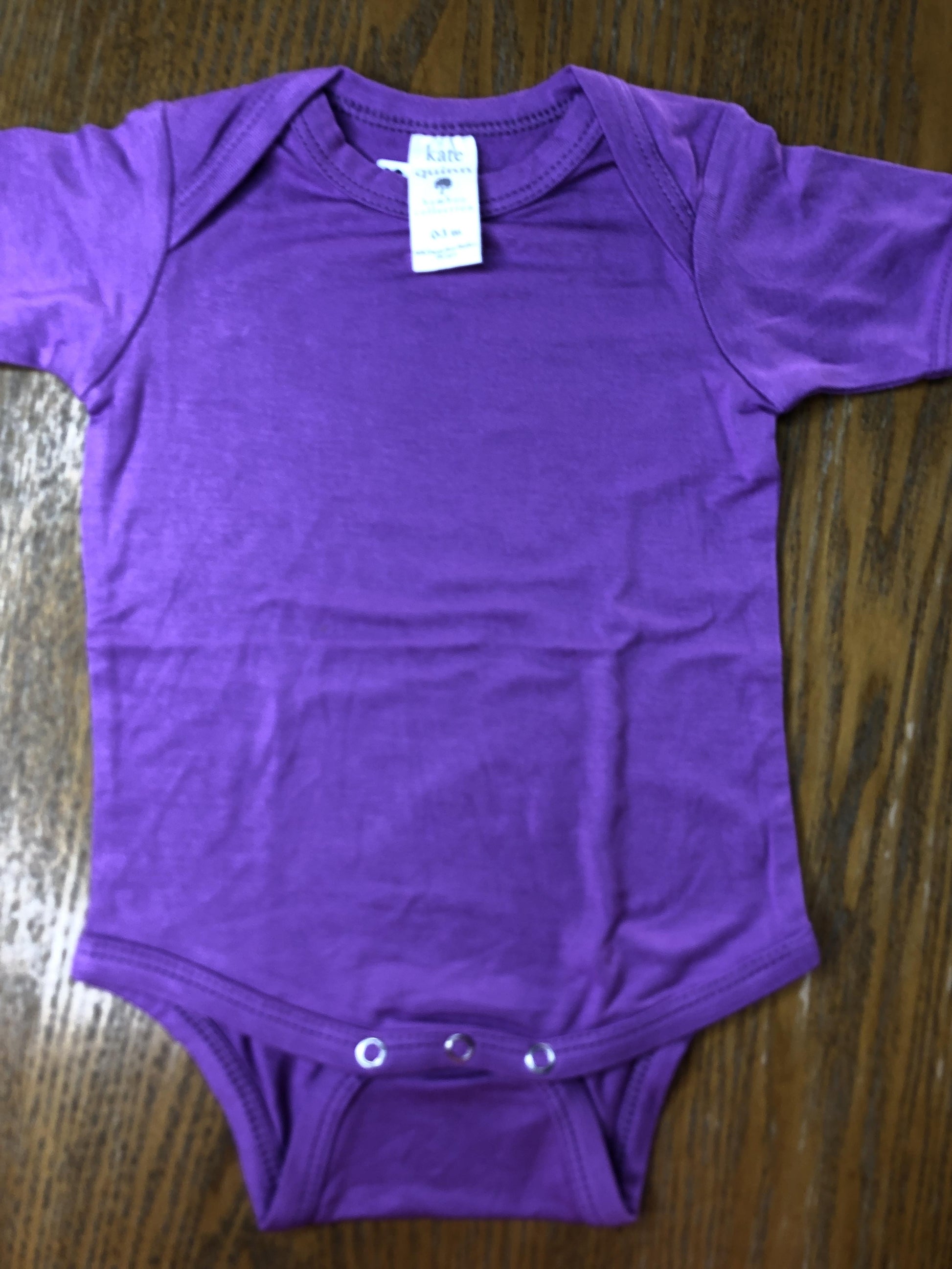 Kate Quinn Girls purple Onesie Size: 0-3 months purple