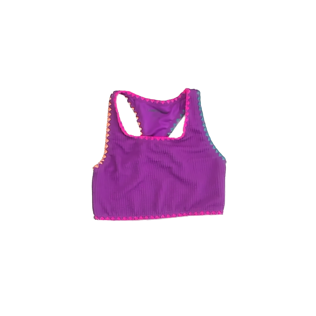 Land's End Girls Purple Swimwear Size: M (8) Purple