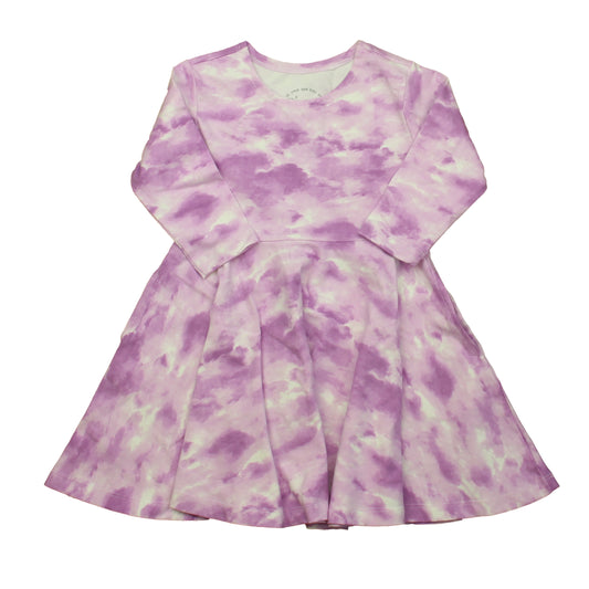 Mightly Girls Purple Dress Size: 6-14 Years Purple