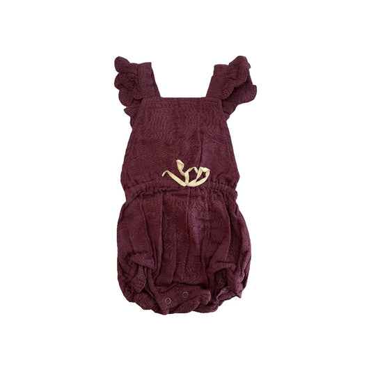 Jamie Kay Girls purple Romper Size: 12 months purple