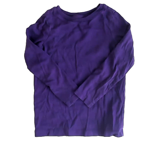 Primary.com Girls Purple Long Sleeve T-Shirt Size: 3T Purple