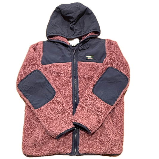 LL Bean Girls Purple Fleece Size: 10-12 Purple