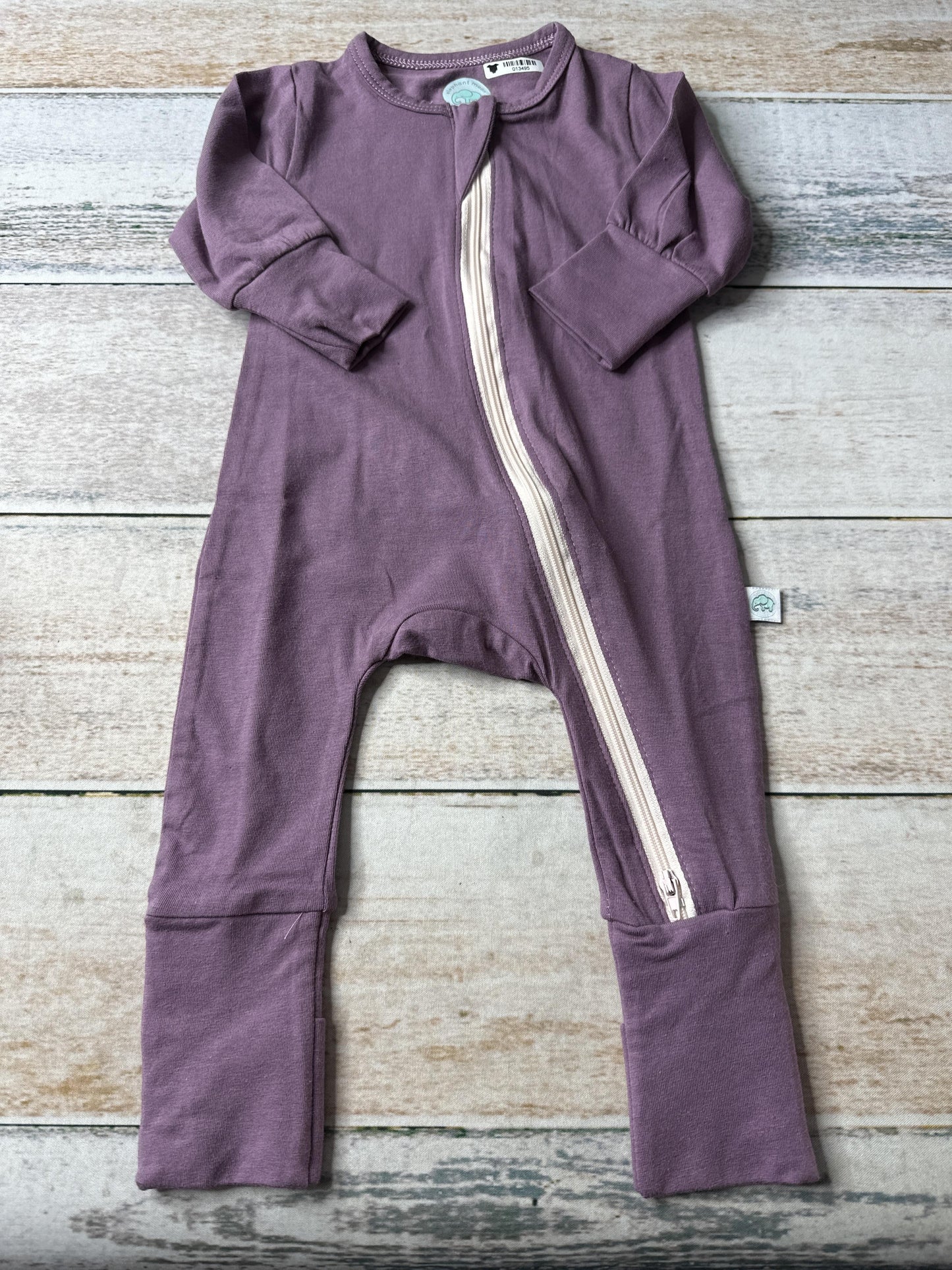 Elephant Moon Girls purple Pajamas Size: 0-3 months purple